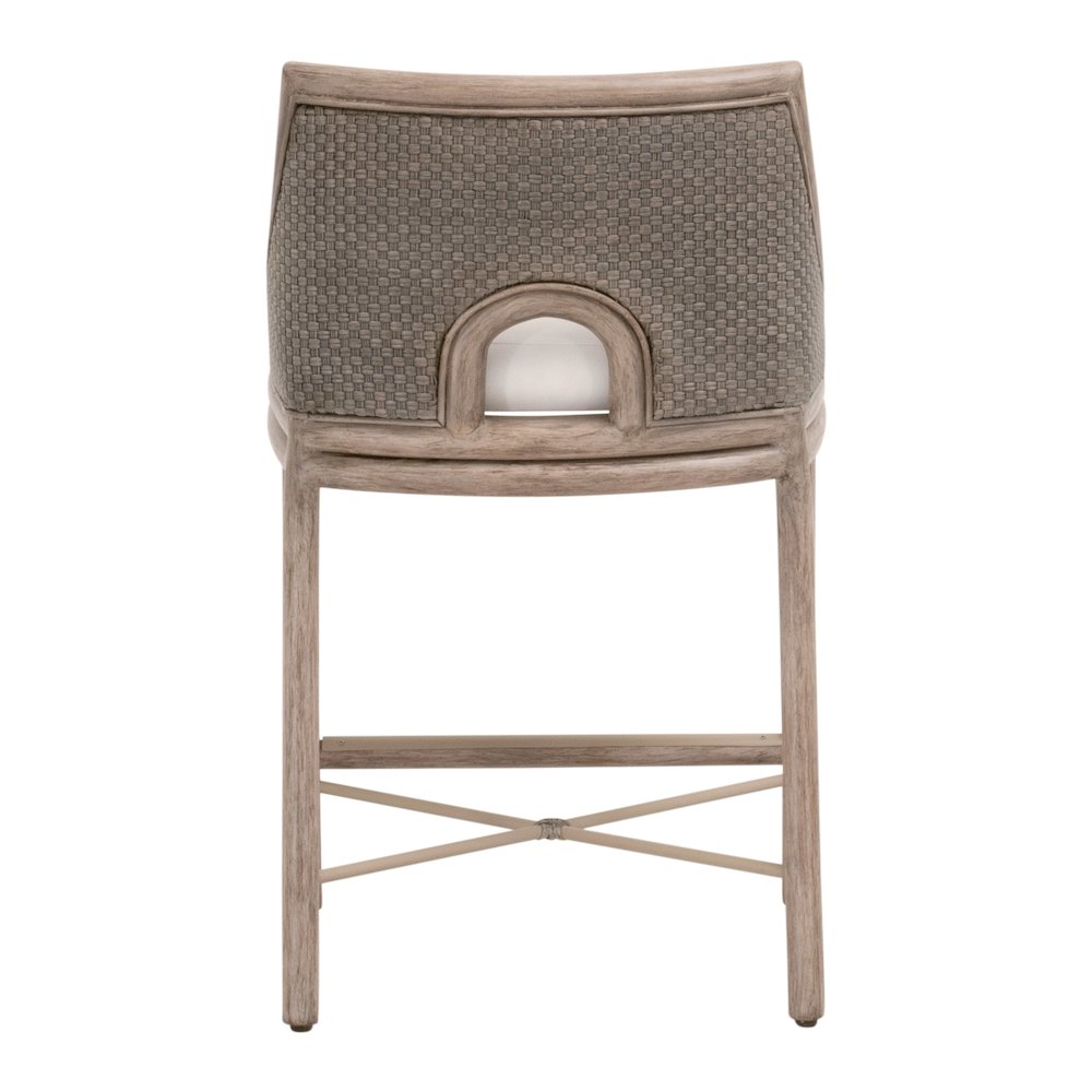 Woven Transitional Adamo Counter Stool