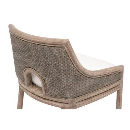 Woven Transitional Adamo Counter Stool