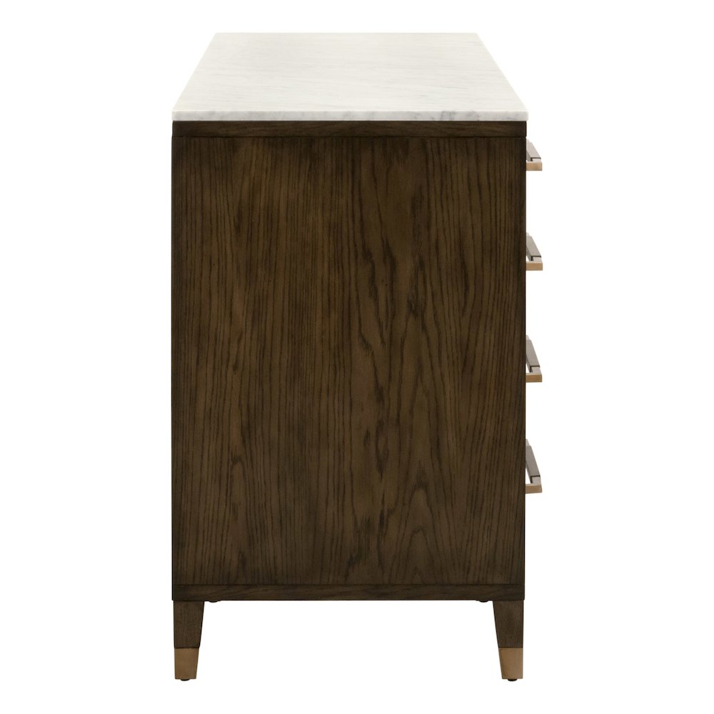 Bronze Bay Transitional Cambria 8-Drawer Double Dresser