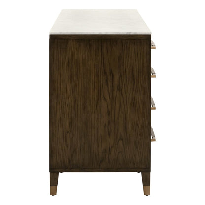 Bronze Bay Transitional Cambria 8-Drawer Double Dresser