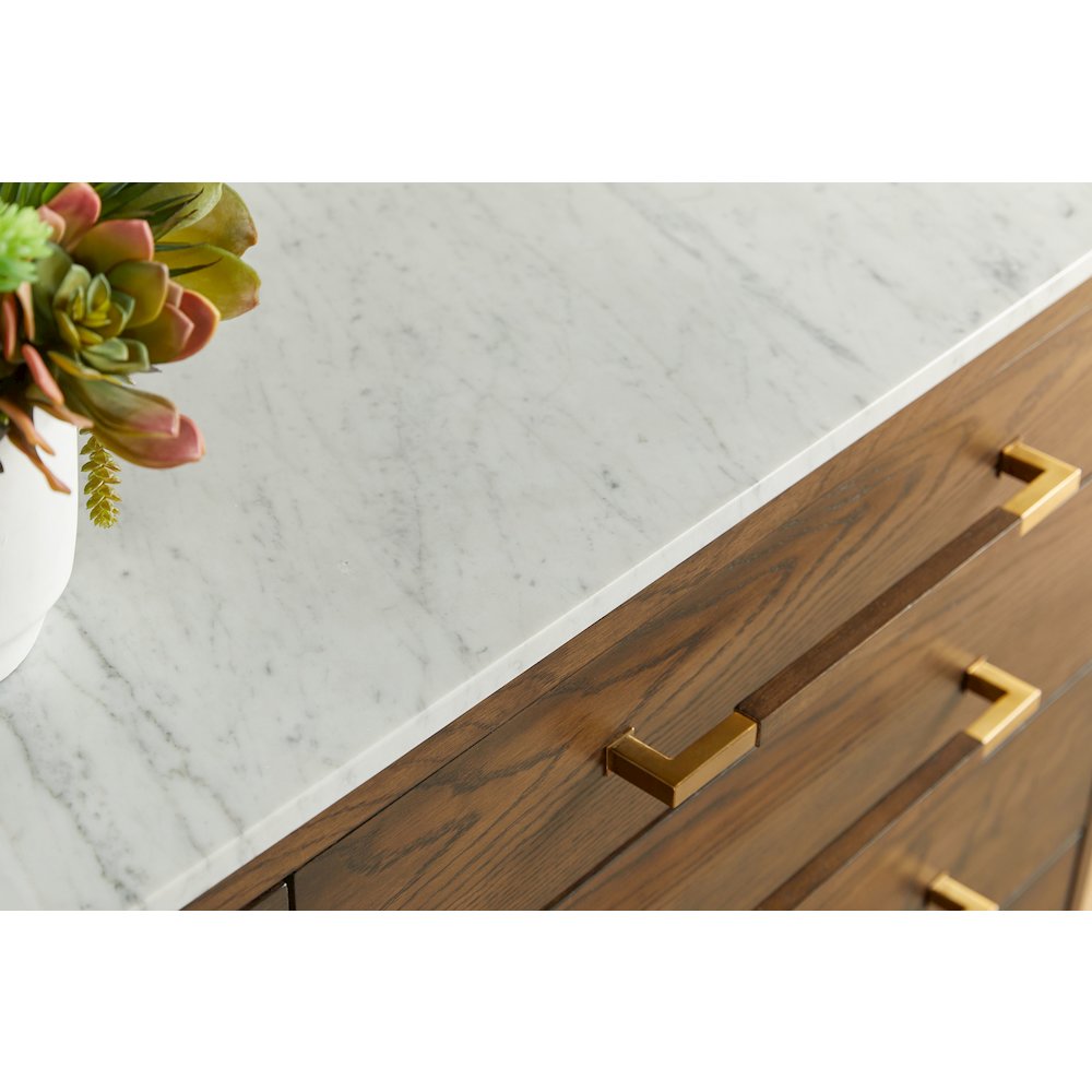 Bronze Bay Transitional Cambria 8-Drawer Double Dresser