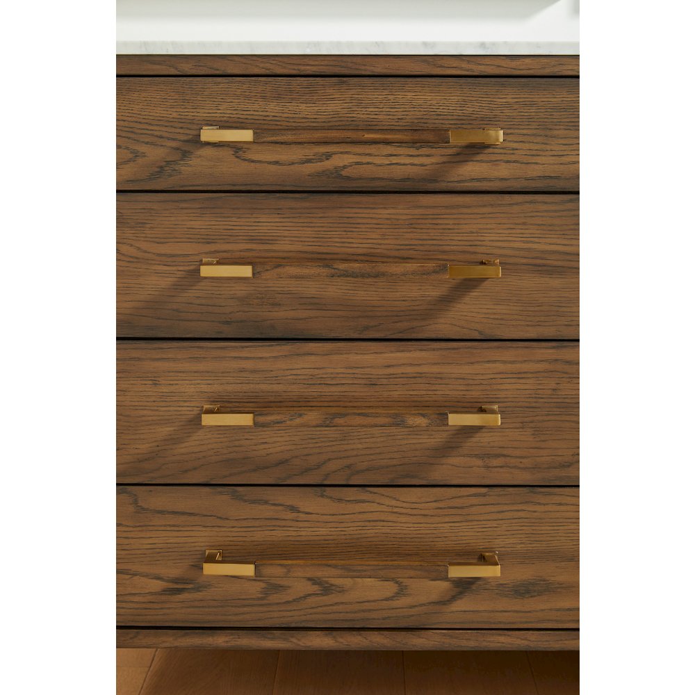 Bronze Bay Transitional Cambria 8-Drawer Double Dresser