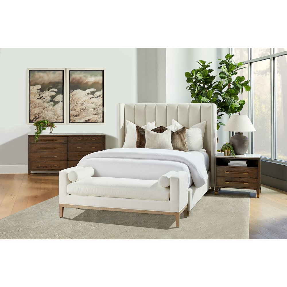 Bronze Bay Transitional Cambria 8-Drawer Double Dresser