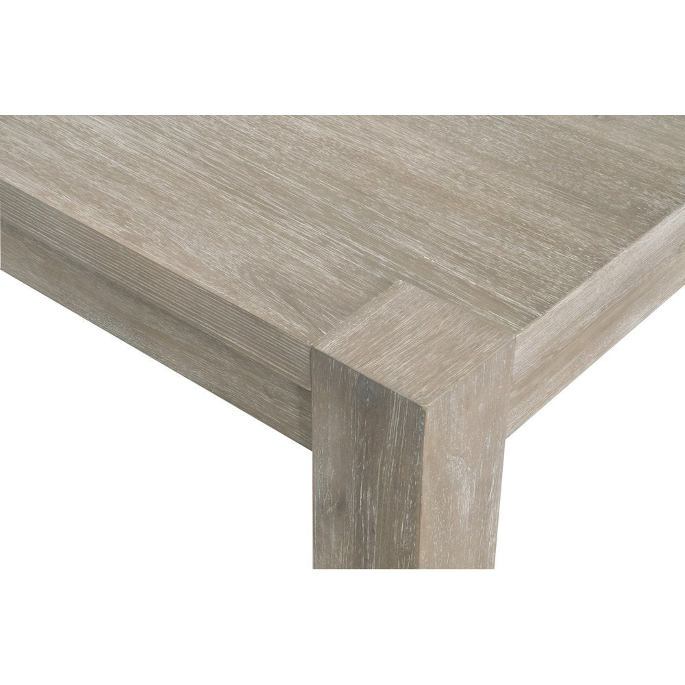 Gray Rectangular Kitchen Table – Extension Dining Table for up 8 People