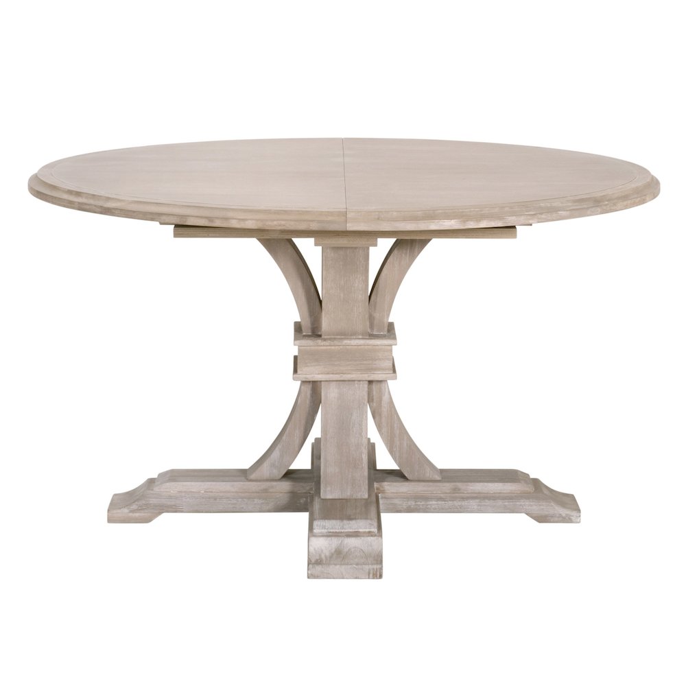 Traditions Transitional Devon 54" Round Extension Dining Table