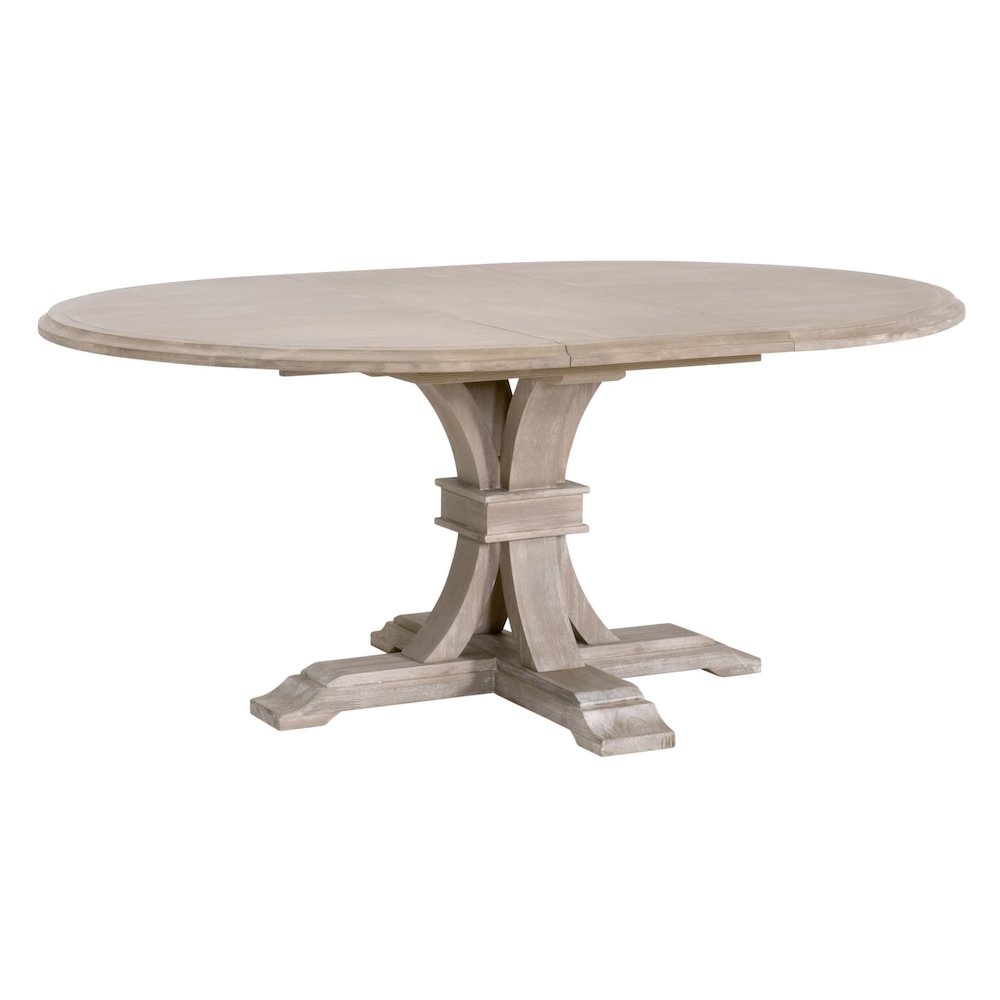 Traditions Transitional Devon 54" Round Extension Dining Table