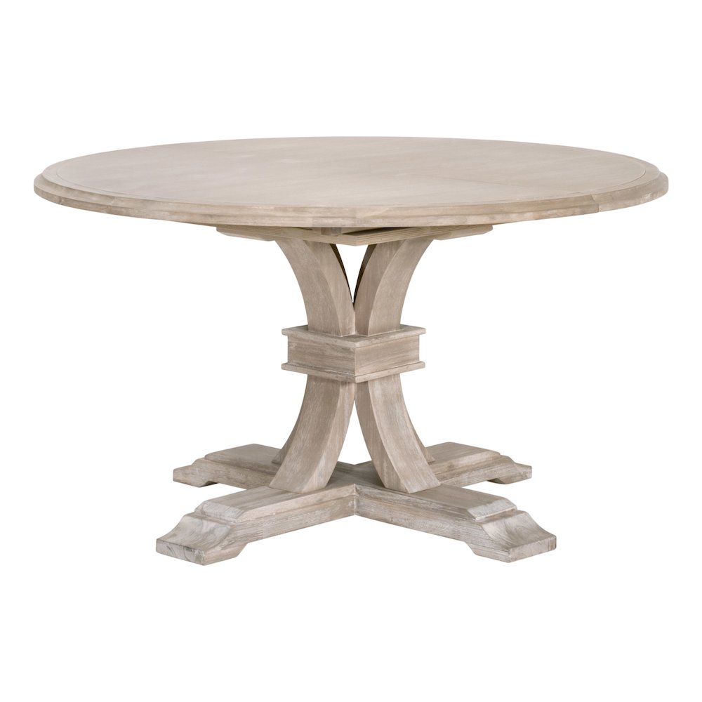 Traditions Transitional Devon 54" Round Extension Dining Table