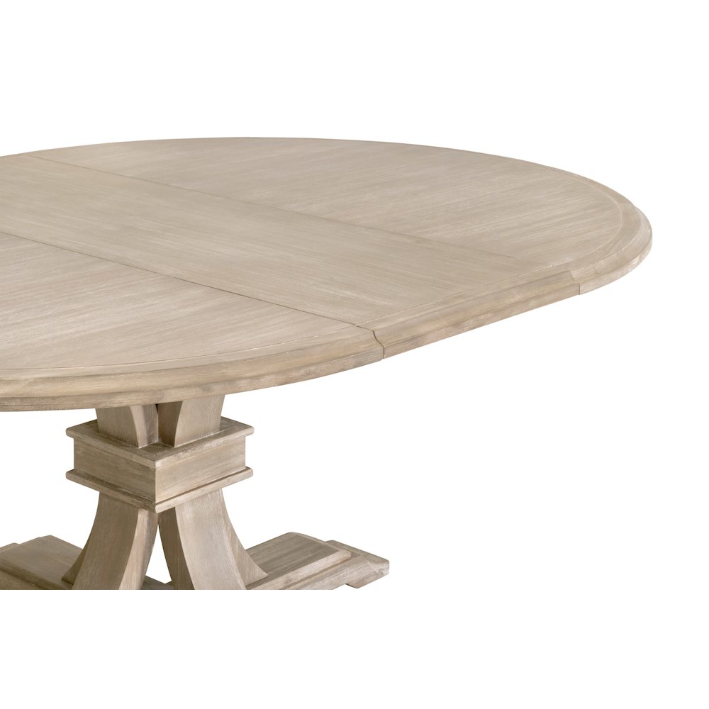 Traditions Transitional Devon 54" Round Extension Dining Table