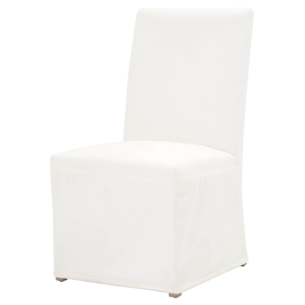 Transitional Levi Slipcover Dining Chair, Set of 2