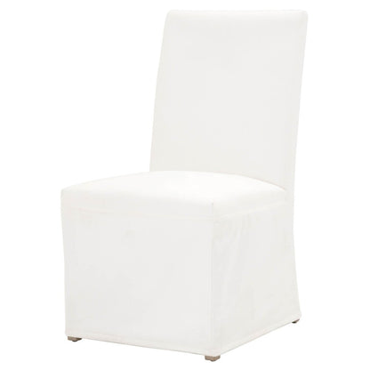 Transitional Levi Slipcover Dining Chair, Set of 2