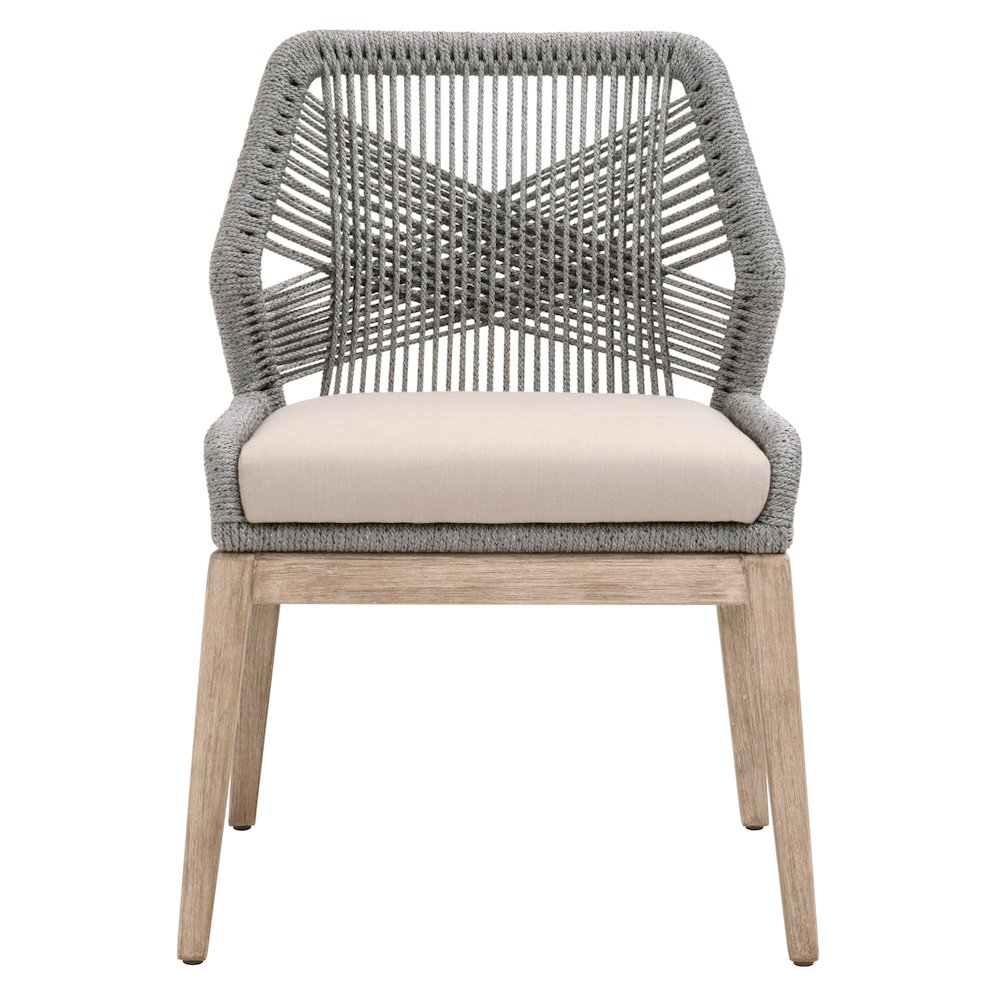 Woven Transitional Loom Dining Chair, Set of 2