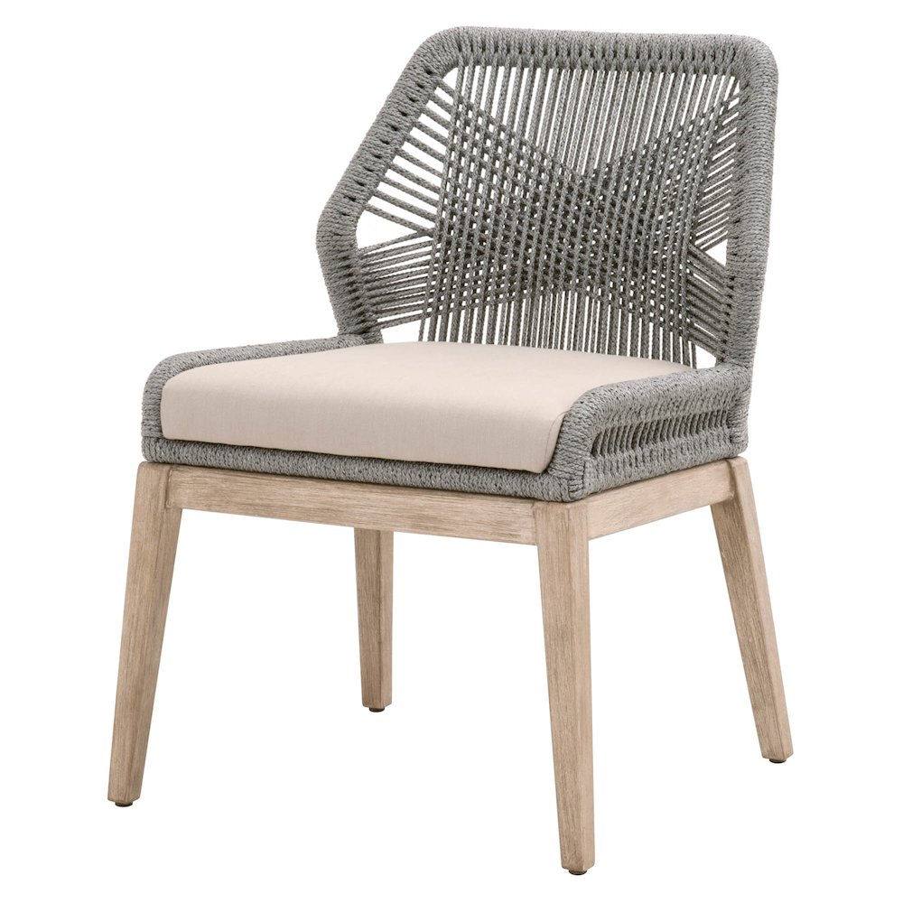 Woven Transitional Loom Dining Chair, Set of 2