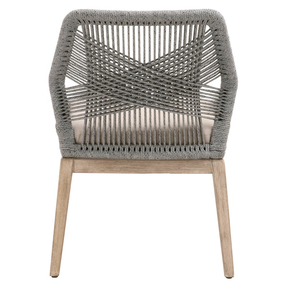 Woven Transitional Loom Dining Chair, Set of 2
