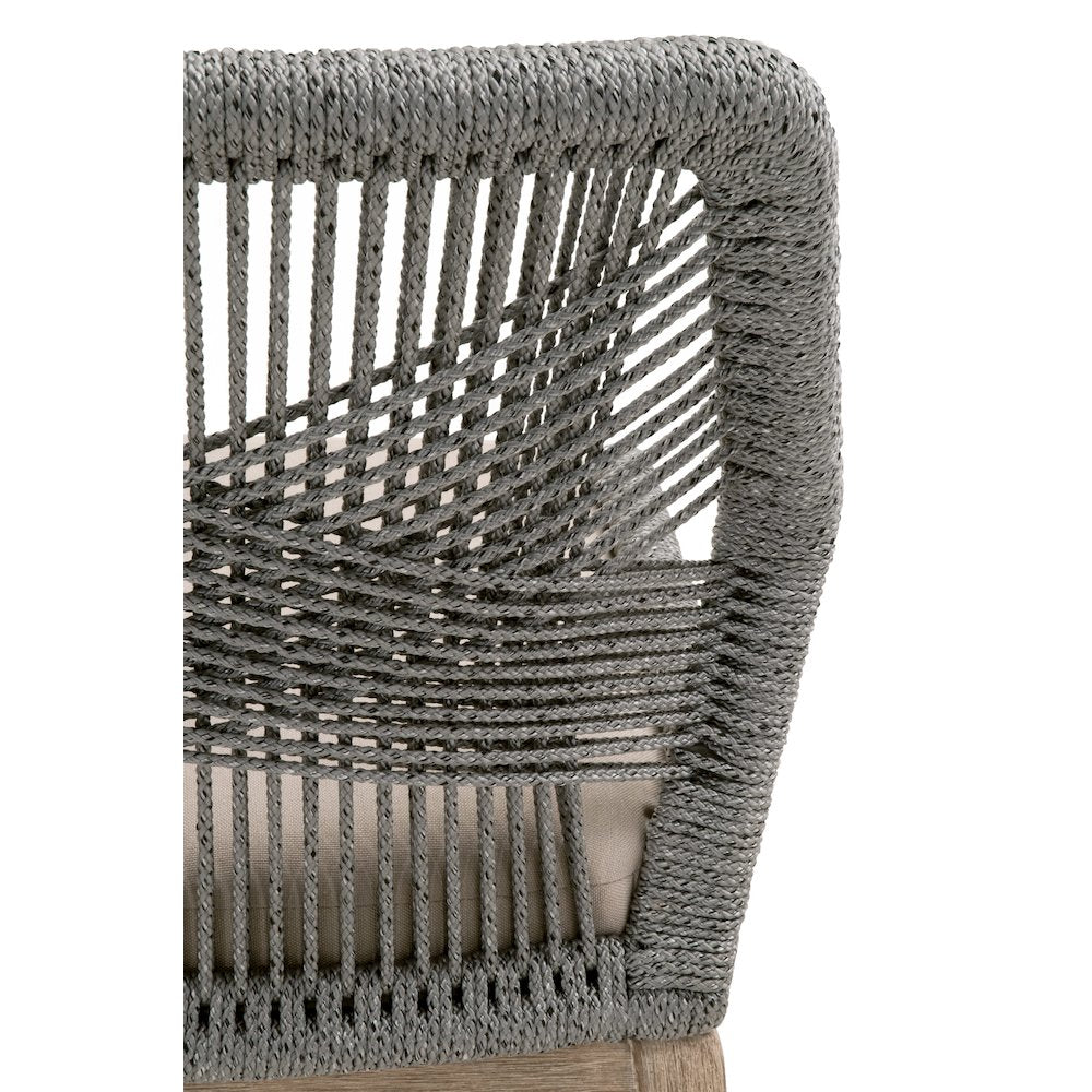 Woven Transitional Loom Dining Chair, Set of 2