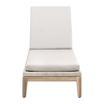 Transitional Loom Outdoor Chaise Lounge