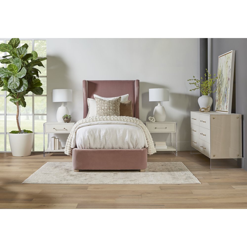 Traditions Transitional Sonia Shagreen 6-Drawer Double Dresser