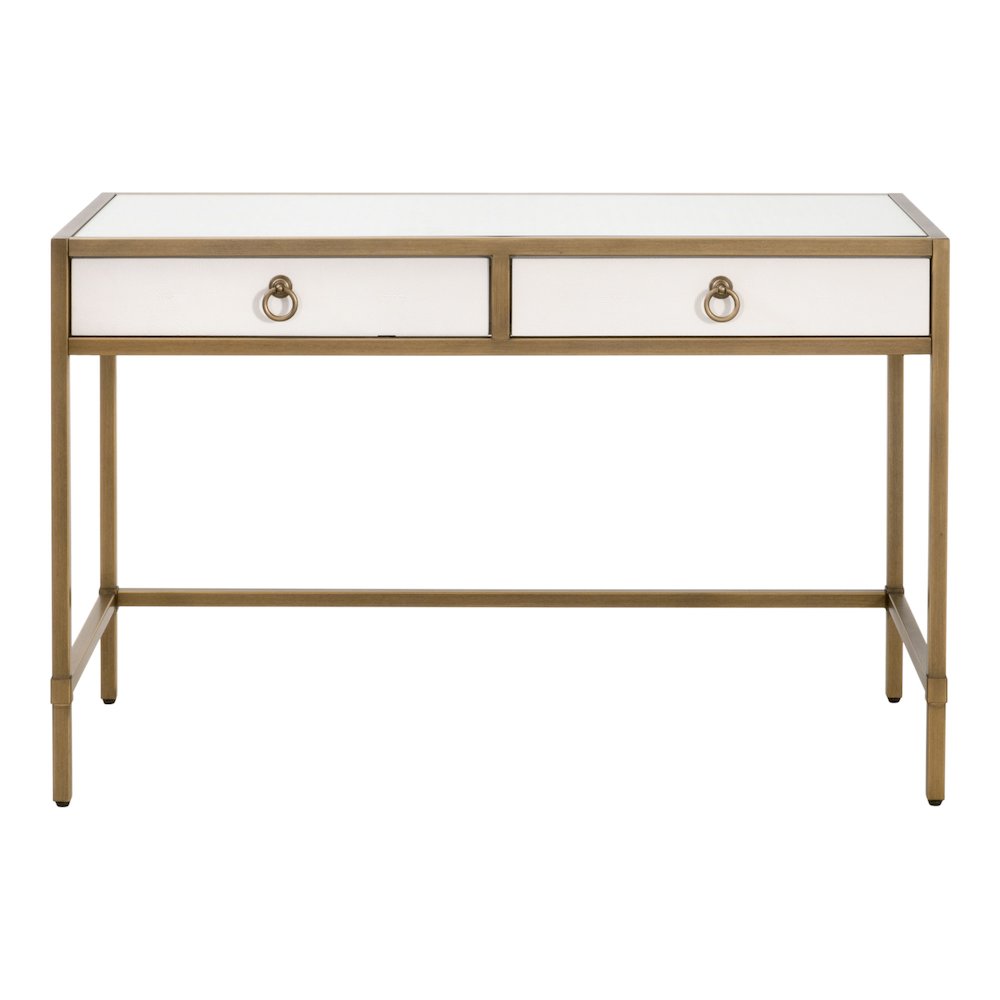 Traditions Transitional Strand Shagreen Desk