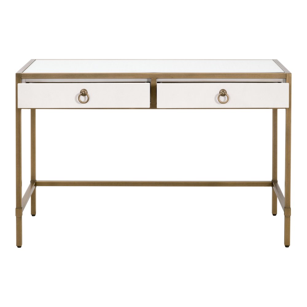 Traditions Transitional Strand Shagreen Desk