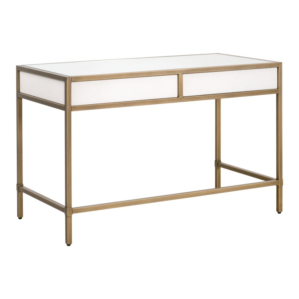 Traditions Transitional Strand Shagreen Desk