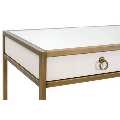 Traditions Transitional Strand Shagreen Desk