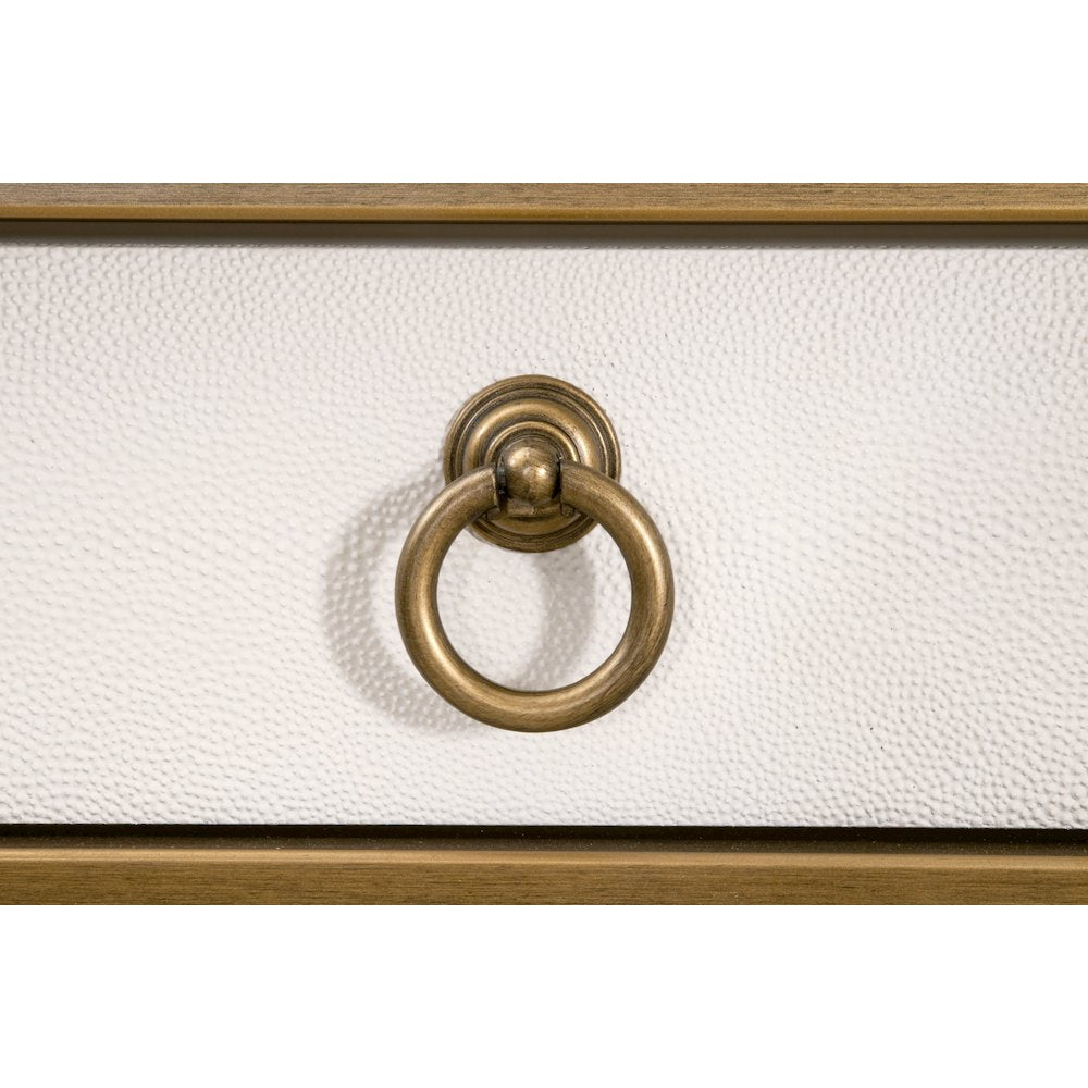 Traditions Transitional Strand Shagreen Desk