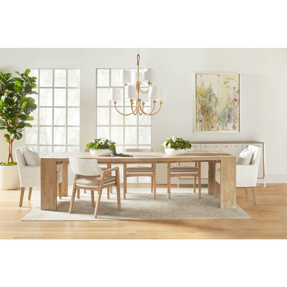 Traditions Transitional Tropea Extension Dining Table
