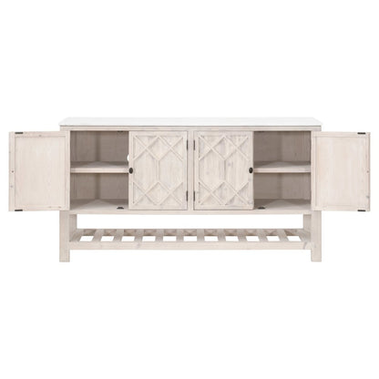 Bella Antique Transitional Willow Media Sideboard
