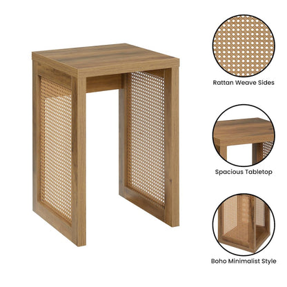 Northfield Weave End Table