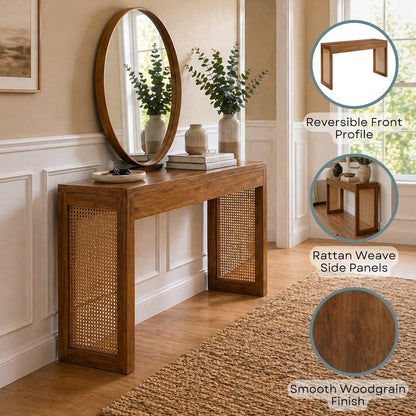 Northfield Weave Hall Console Table/Desk