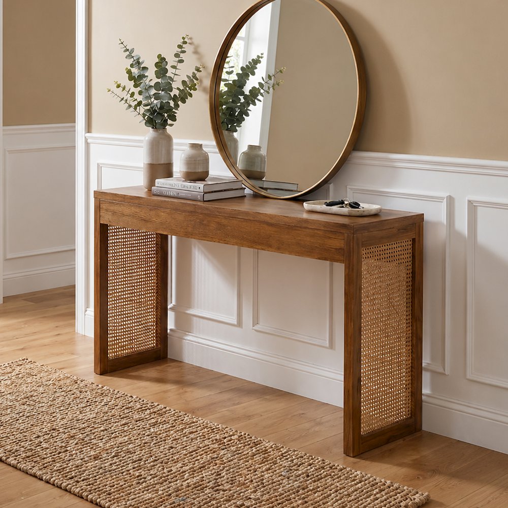 Northfield Weave Hall Console Table/Desk