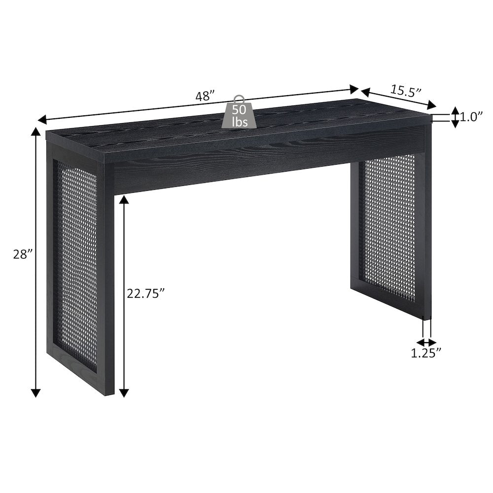 Northfield Weave Hall Console Table/Desk