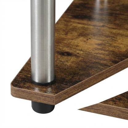 Durable Student Desk With Shelves And Melamine Veneer Finish