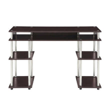 Contemporary Student Desk With Shelves And Modern Design