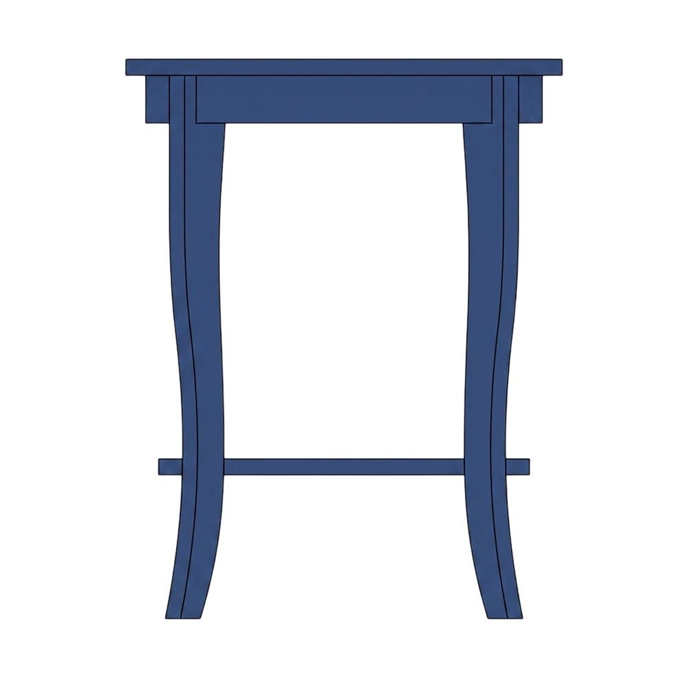 Round End Table with Smooth Surface and Durable Construction