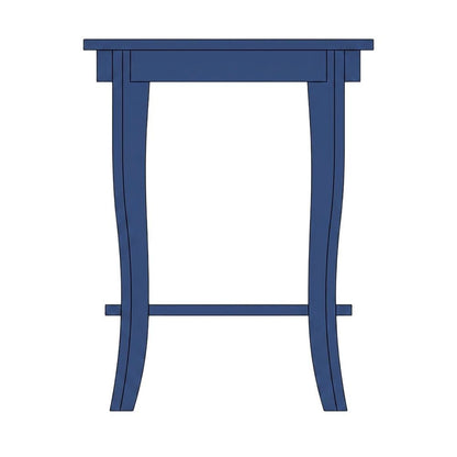 Round End Table with Smooth Surface and Durable Construction