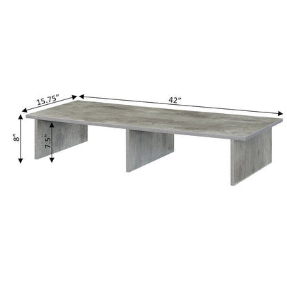 Designs2Go TV/Monitor Riser for TVs up to 46 Inches Faux Birch