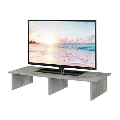 Designs2Go TV/Monitor Riser for TVs up to 46 Inches Faux Birch