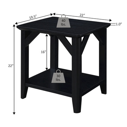 Winston End Table with Shelf
