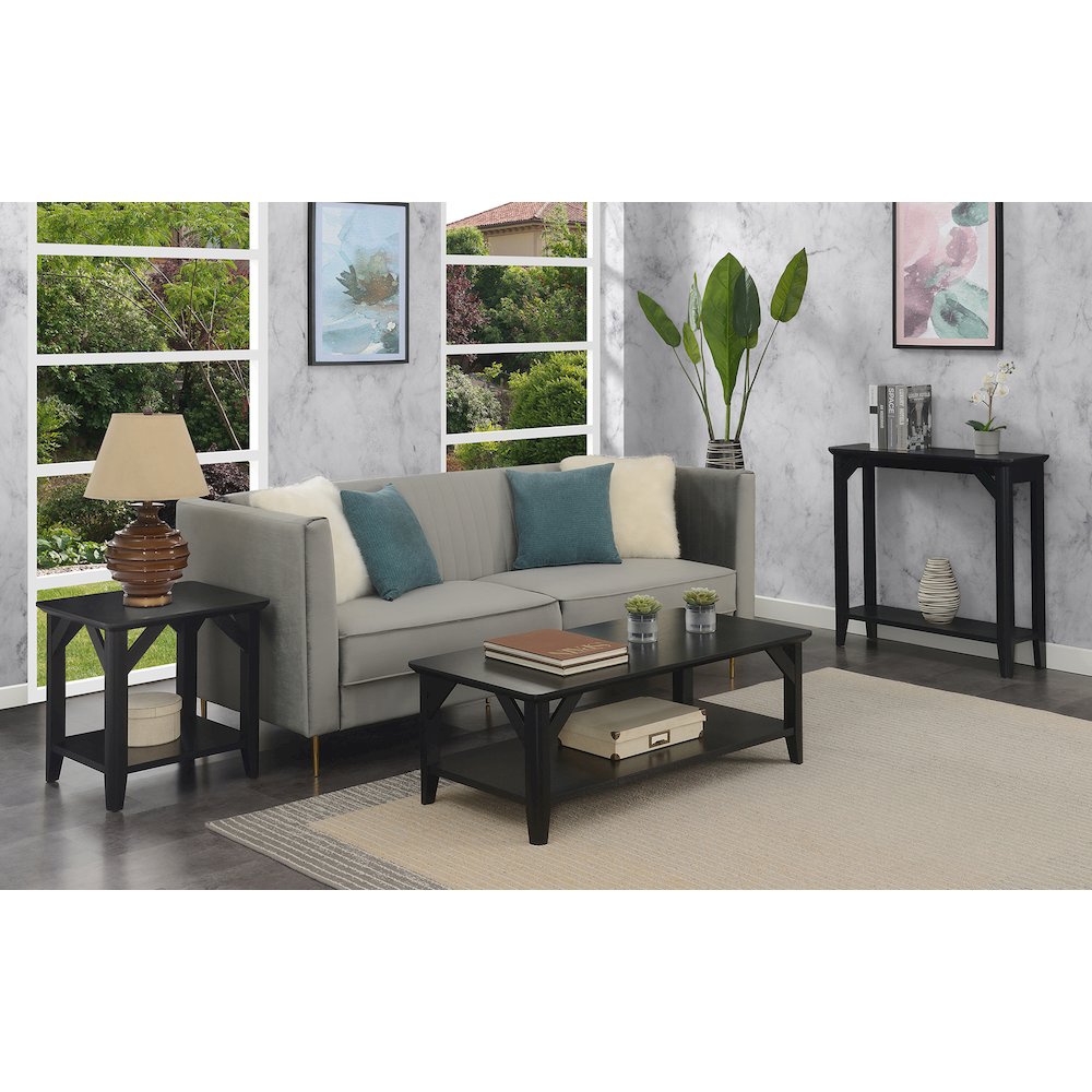 Winston Coffee Table with Shelf