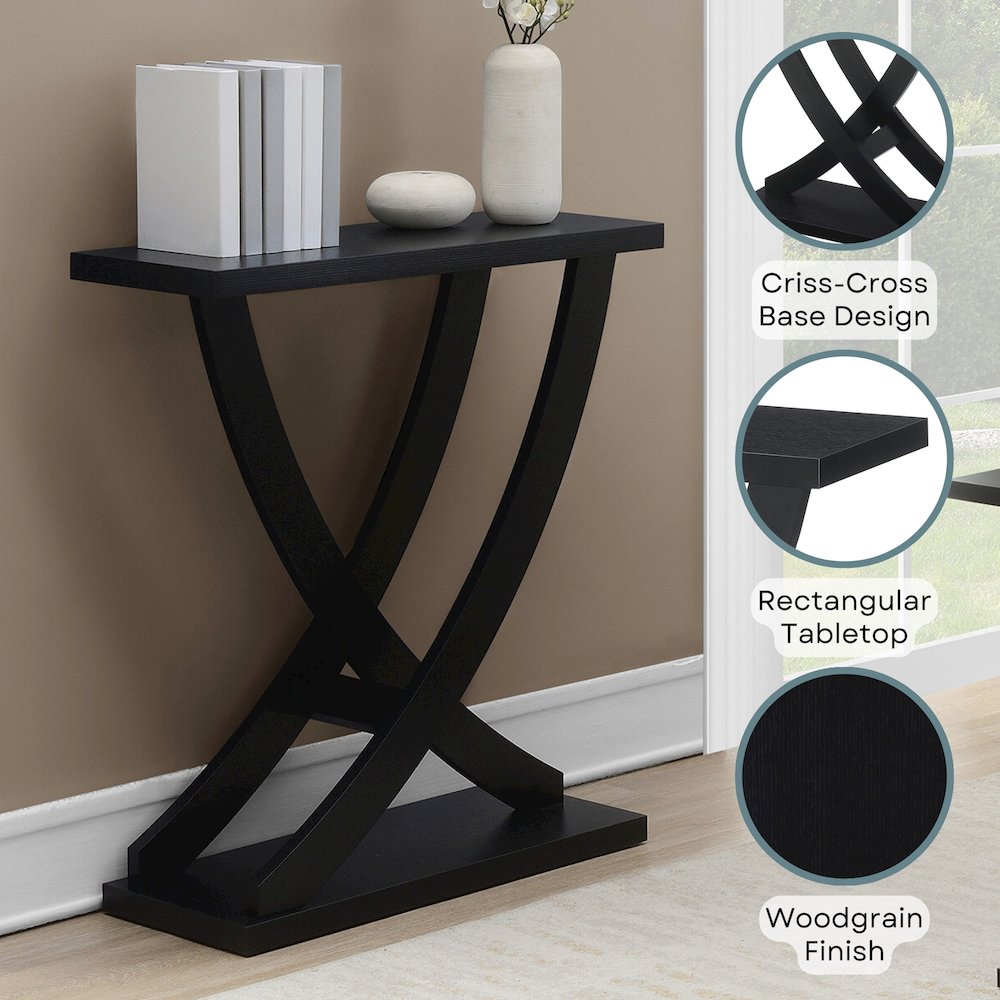 Newport Criss-Cross Console Table