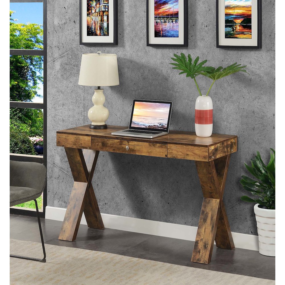 Newport 1 Drawer Desk, Barnwood