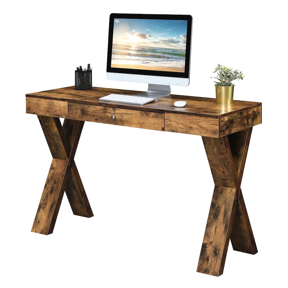 Newport 1 Drawer Desk, Barnwood
