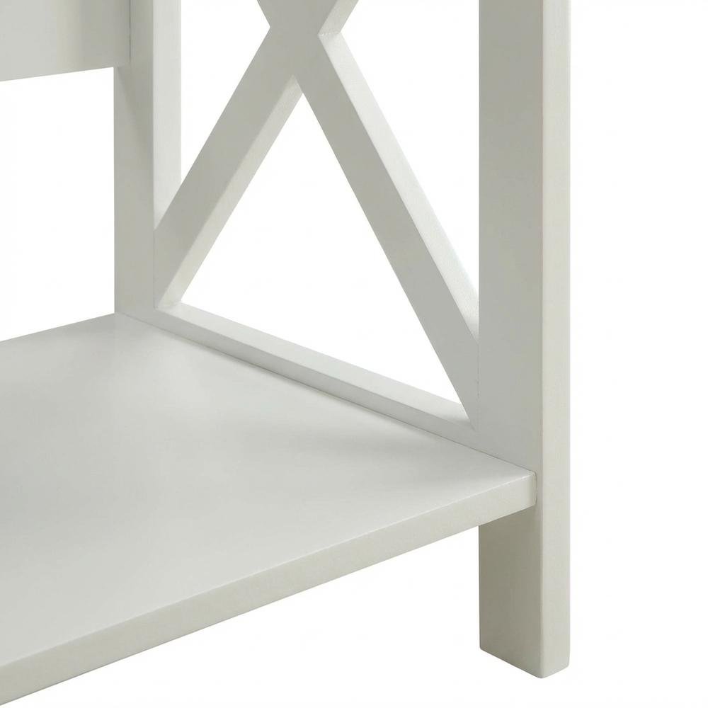 Wooden 3-Tier Bookcase with Non-Lead Base Paint for Home Storage