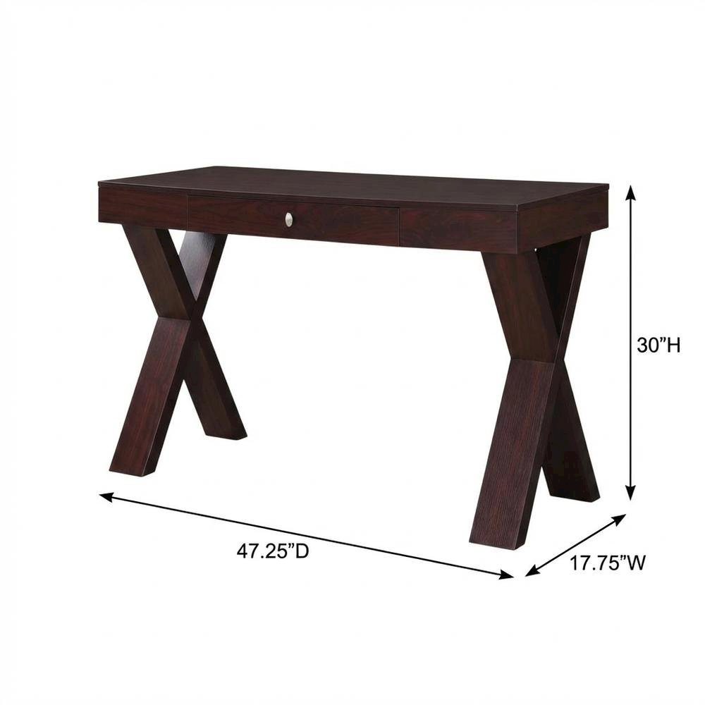 Office Desk With Drawer In Mdf And Particle Board For Versatile Workspace