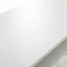 White Contemporary Student Desk With Charging Station And Modern Design