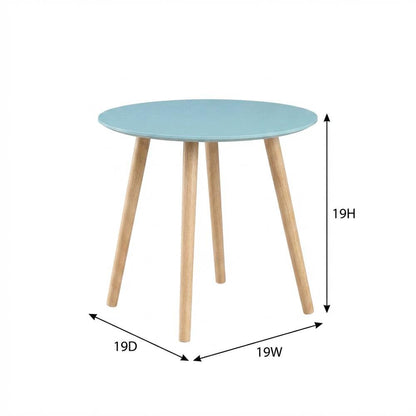 Wooden End Tables with Smooth Finish for Living Room and Bedroom