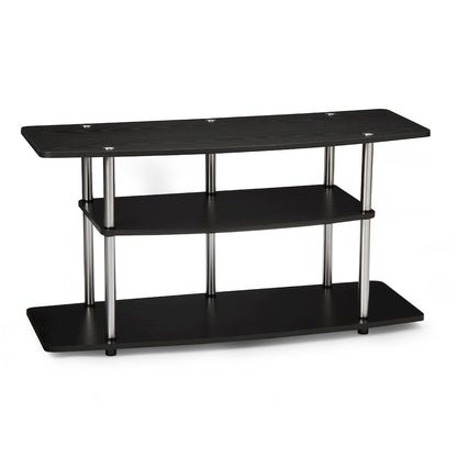 No Tools 3 Tier Wide TV Stand for TVs up to 46 Inches
