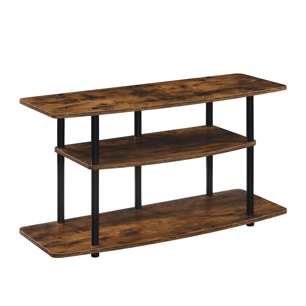 No Tools 3 Tier Wide TV Stand for TVs up to 46 Inches