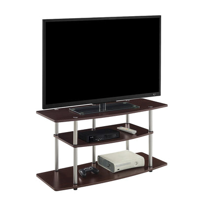 No Tools 3 Tier Wide TV Stand for TVs up to 46 Inches