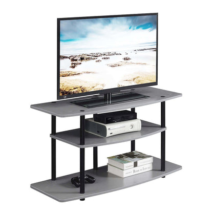 No Tools 3 Tier Wide TV Stand for TVs up to 46 Inches